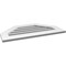 Ekena Millwork Octagonal Top Surface Mount PVC Gable Vent: Functional, w/ 3-1/2"W x 1"P Standard Frame, 32"W x 18"H GVPOT32X1801SF - alternate 4